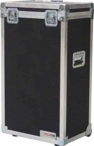 Slim trunk with corner castersSlim trunk with corner casters