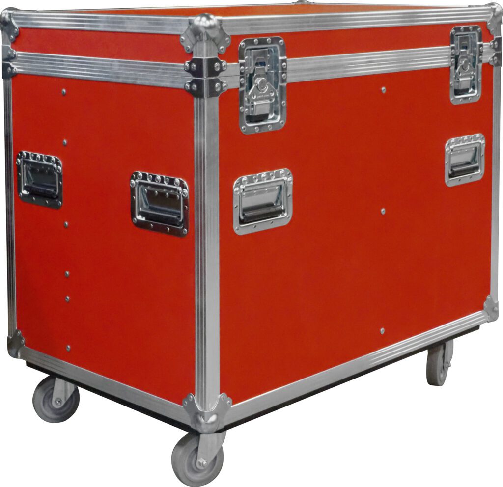 Custom ATA shipping case red