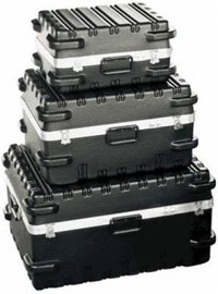 Molded Cases stacked
