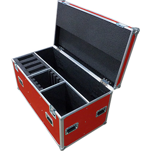 Custom ata trunk in red with lid open